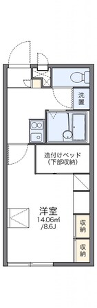 レオパレスネレイドIIの物件間取画像